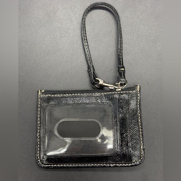 NEW Coach ID Badge Lanyard Card Holder Signature Canvas  COACH Signature Stripe ID Card Holder Key chain F47665